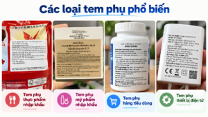 Các loại tem phụ phổ biến