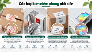 Các loại tem niêm phong phổ biến